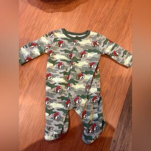 Kids Camouflage Bucees Footie Pajamas